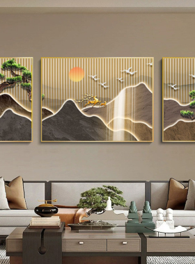雅韵客厅新中式新中式装饰画