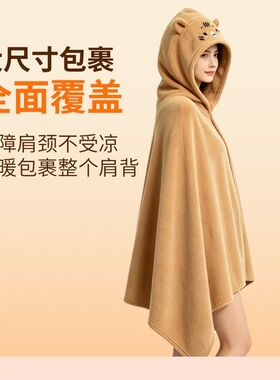 空调毯带帽子懒人午睡办