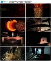 Metal Smelting Steel Forging Industrial Workshop Steelmaking Foundry Heavy Industry Production Mold Molten Iron Video Material