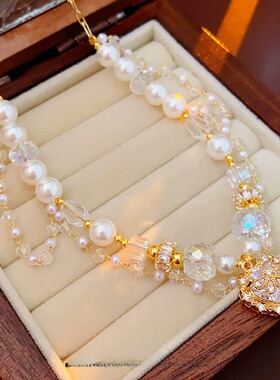 西太后Vintage中古风轻奢锁骨链