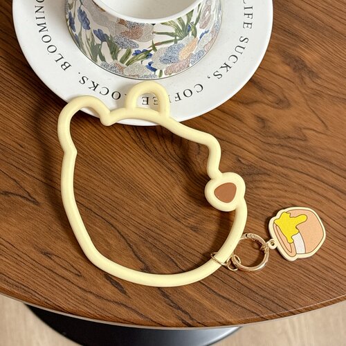 亲肤防丢硅胶手环手机链可爱卡通手机壳硅胶立体手环挂件三丽鸥软 - 图0