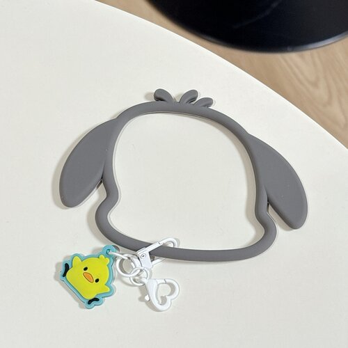 亲肤防丢硅胶手环手机链可爱卡通手机壳硅胶立体手环挂件三丽鸥软 - 图1