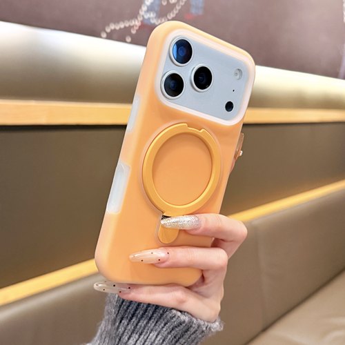 好手感果冻磁吸支架适用苹果17promax手机壳iPhone16promax磨砂肤感15果冻14耐脏大孔13pro液态12男女11防摔 - 图0