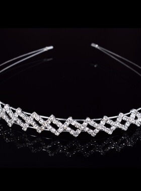 Wedding Bridal Bridesmaid Tiara Crown Headband Heart Girls
