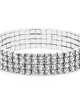 Elastic Anklet Stretch Anklets Women Boho Crystal Bracelet