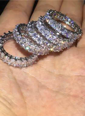 2024 Eternal Eternity Band Promise ring 925 Sterling silver