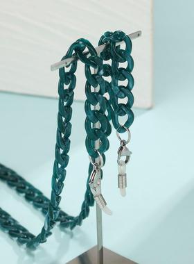 Teamer Face Mask Chain Women Men Acrylic Glasses Chain on t