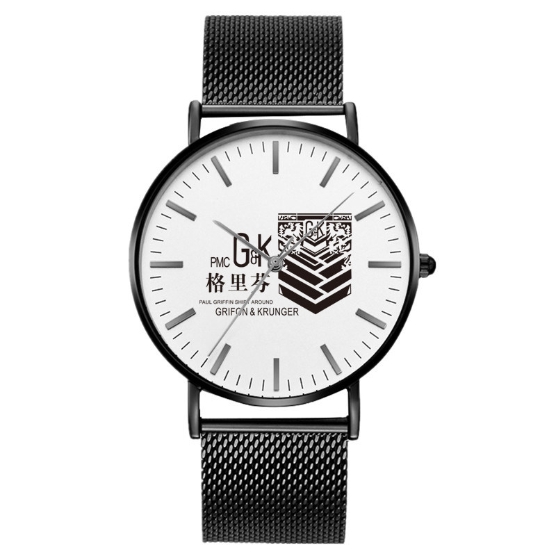 少女前线手表hk416游戏周边枪娘IOP格里芬手表学生考试防水机械表 - 图2