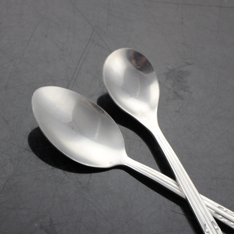 厨师专用味勺调料勺商用调味勺不锈钢长柄小勺子厨房盐奶茶冰汤匙