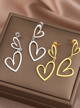 Stainless Steel Earrings 2022 Trends NEW Sweet Heart