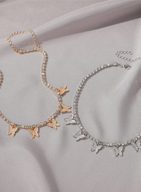 Modyle Women Jewelry Butterfly Pendant Necklace Female