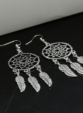 Silver Color Retro Personality Hollow Out Dreamcatcher