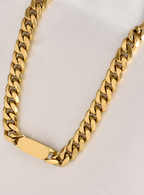 2023 316L Stainless Steel Thick Chain Necklace Female Fashio