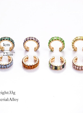 2023 Bohemia Crystal Ear Cuff For Women Girl Multicolor
