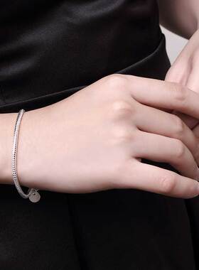 925 Silver Bracelet 3mm 8 Inch Snake Chain Bracelet For
