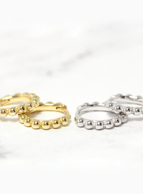 2023 Sterling Silver Pendientes Mujer Ear Bone Buckle