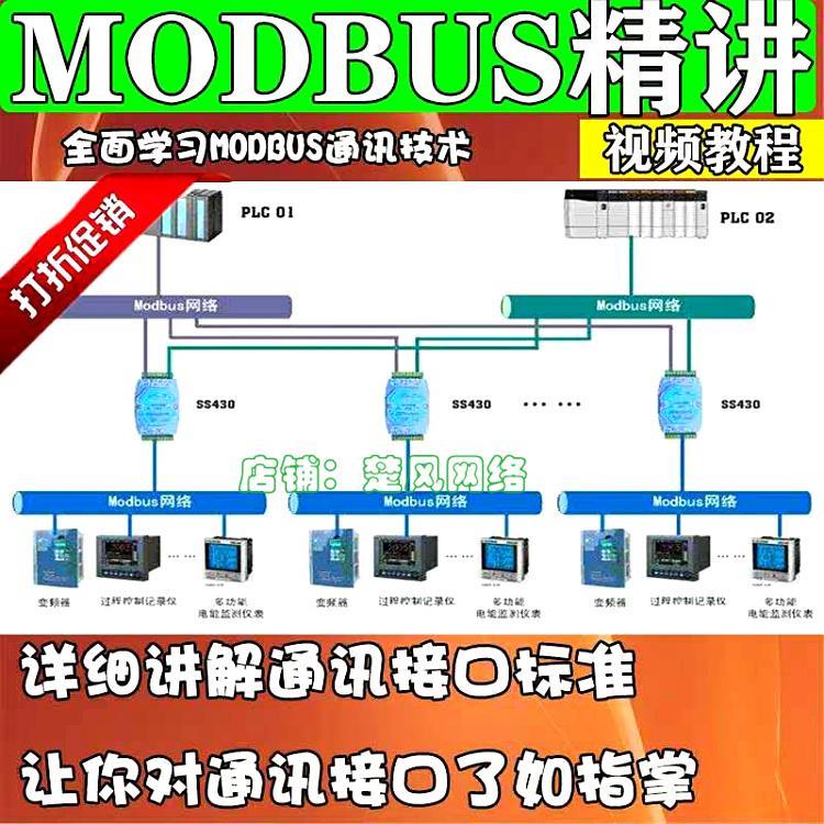 新MODBUS教程 MODBUS视频教程 通讯协议详解协议应用简单易学 - 图0