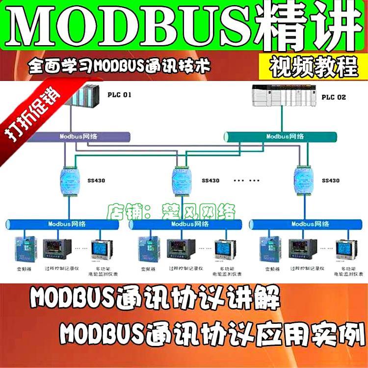 新MODBUS教程 MODBUS视频教程 通讯协议详解协议应用简单易学 - 图1