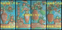 Scanning map Finely Carved Peony of the Four Seasons Melan Bamboo Chrysanthemum Ancient Jianspring Summer Autumn Winter Plum Bottle Bogu 7QLZ7