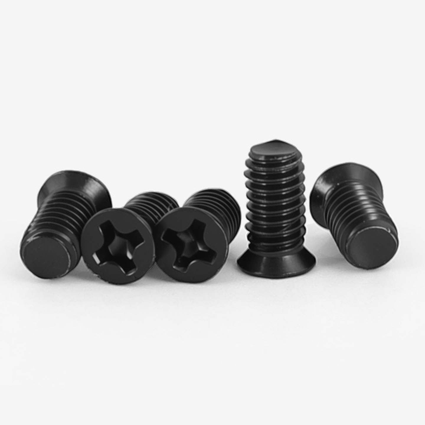 黑色十字薄头小沉头螺丝钉子小头平头小帽螺钉机钉M2M2.5M3M4M5M6 - 图0