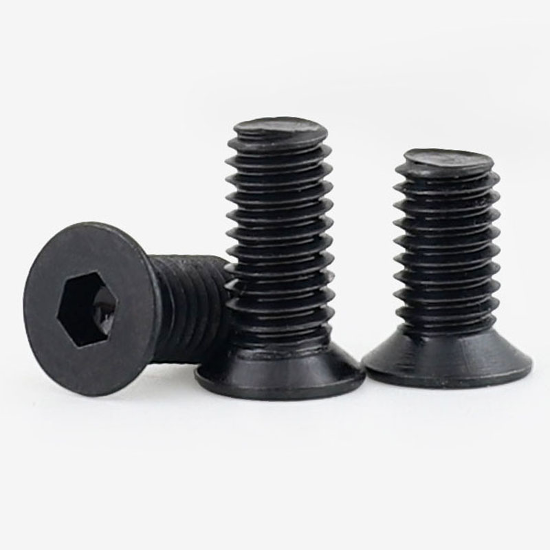 10.9级黑色小沉头内六角螺丝小平头螺钉小头小帽薄沉头M2M3M4M5GH - 图2