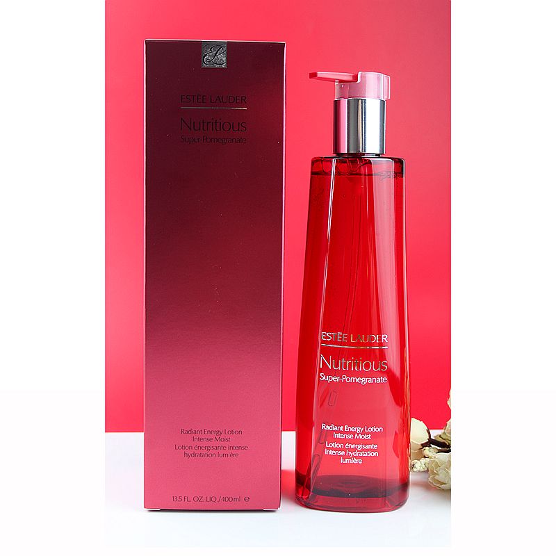 派格汽车用品专营店现货 雅诗兰黛红石榴水鲜活亮彩倍润爽肤水滋润型保湿化妆水400ML1