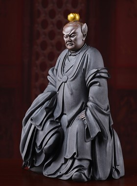 快速发货陶瓷张天师祖师爷神F像供奉家用道家龙虎山德化人物