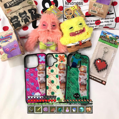韩ins复古千禧少女心豚鼠荷兰猪欧尼手机壳适用iphone18promax/17pro苹果Duo/17/16/15/8plus保护套Xsmax - 图1