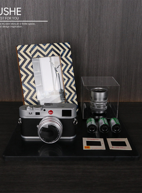 初舍印象样板房书房摄影主题饰品