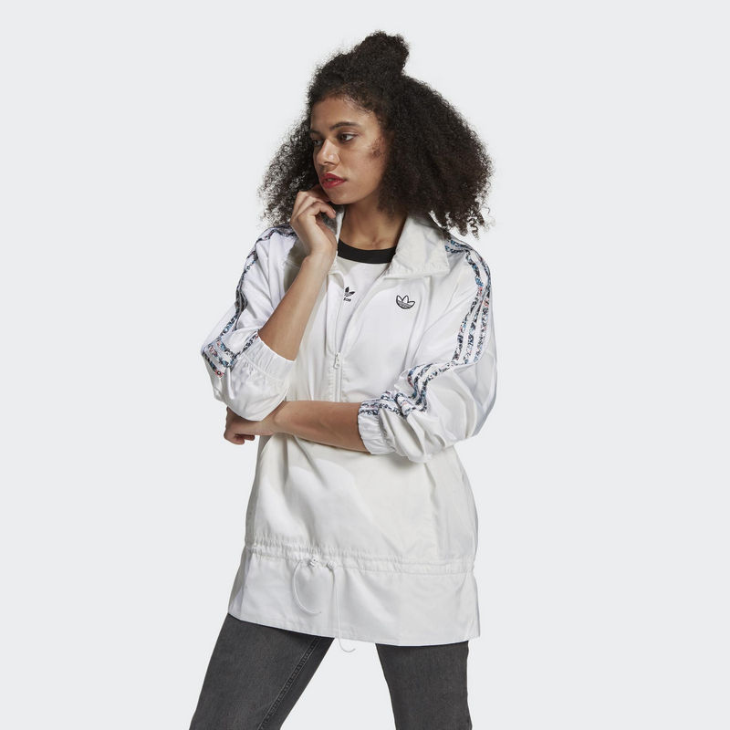 【自营】Adidas阿迪达斯三叶草夹克女运动服宽松防风衣外套GN3106