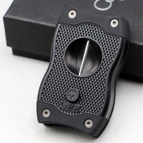  American Corlebi Double With Cigar Cut Square V Oral Dual-use Cigar Knife Multifunction