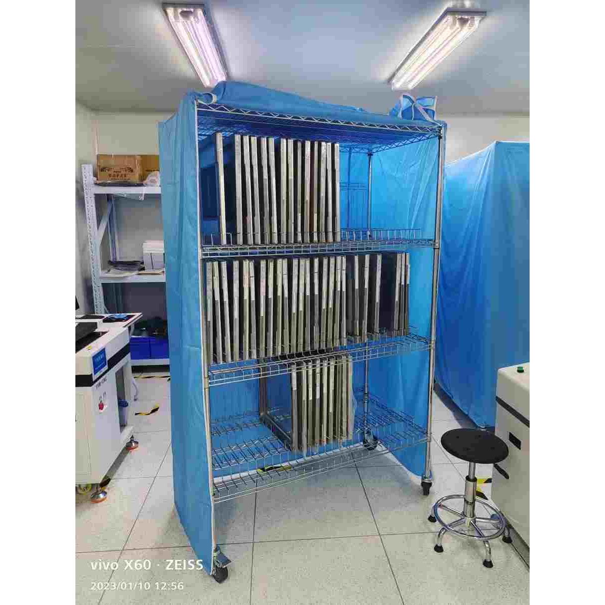 smt钢网架 PCB印刷钢网储存车 铝基板周转车激光钢网放置架钢网车 - 图2