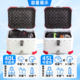 Motorcycle aluminum alloy trunk pedal electric car trunk universal takeaway large capacity Honda 125la box