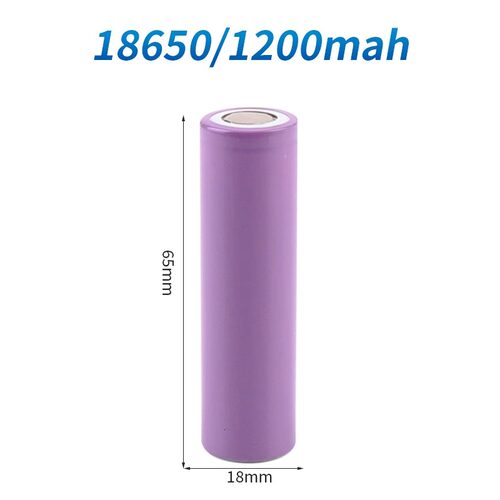 18650锂电池1200毫安3.74.2v充电大容量小风扇剃须刀手电筒电蚊拍 - 图0