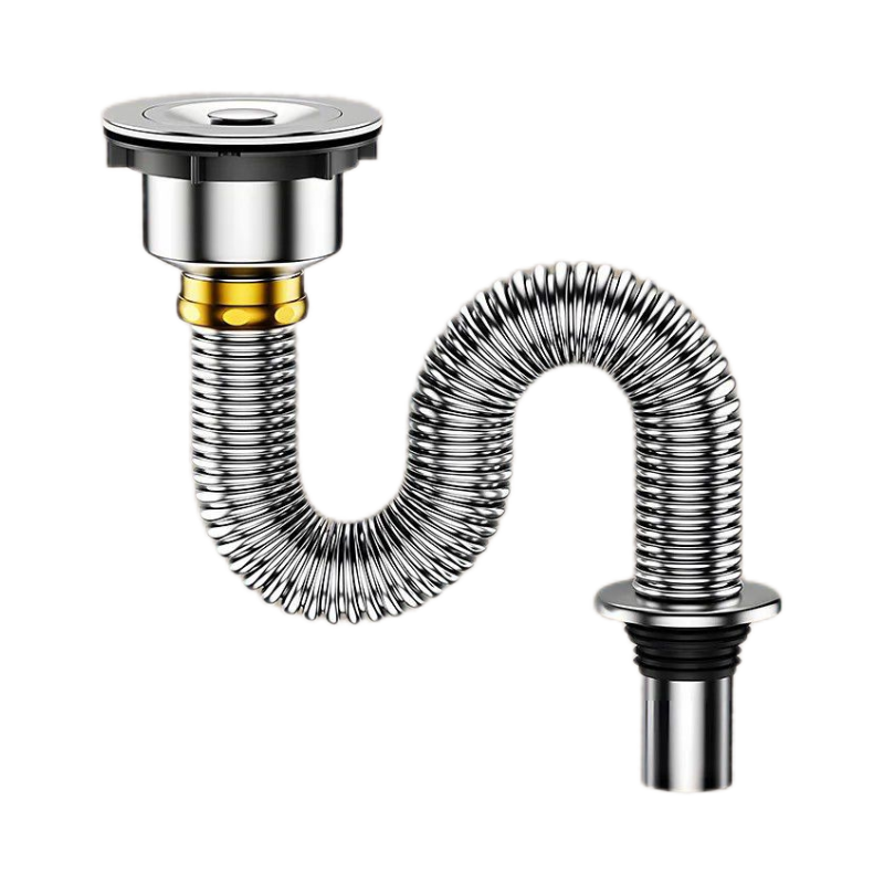 加厚不锈钢厨房水槽下水管防烫耐用洗碗池洗菜盆下水器排水管套装,淘宝优惠券,粉丝福利购,淘宝优惠卷