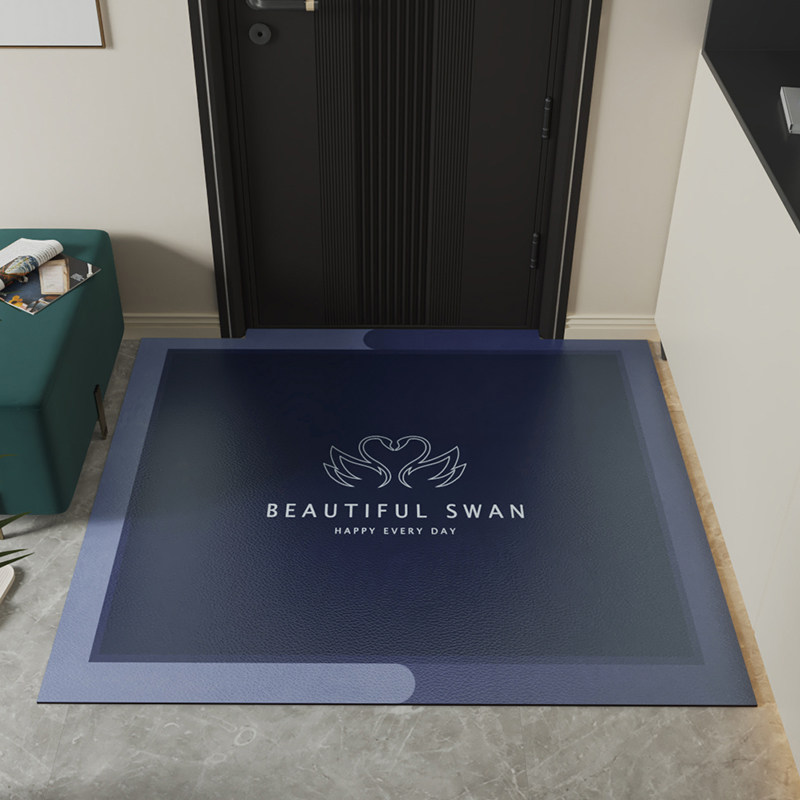 现代简约入户门地垫高端地毯门垫进门口pvc可擦免洗皮革脚垫裁剪,淘宝优惠券,粉丝福利购,淘宝优惠卷