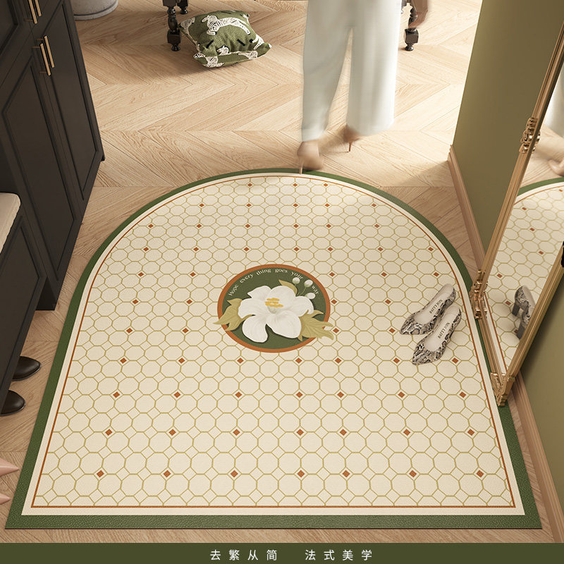 法式复古入户门地垫2026新款玄关地毯可裁剪进门门口耐脏免洗脚垫,淘宝优惠券,粉丝福利购,淘宝优惠卷