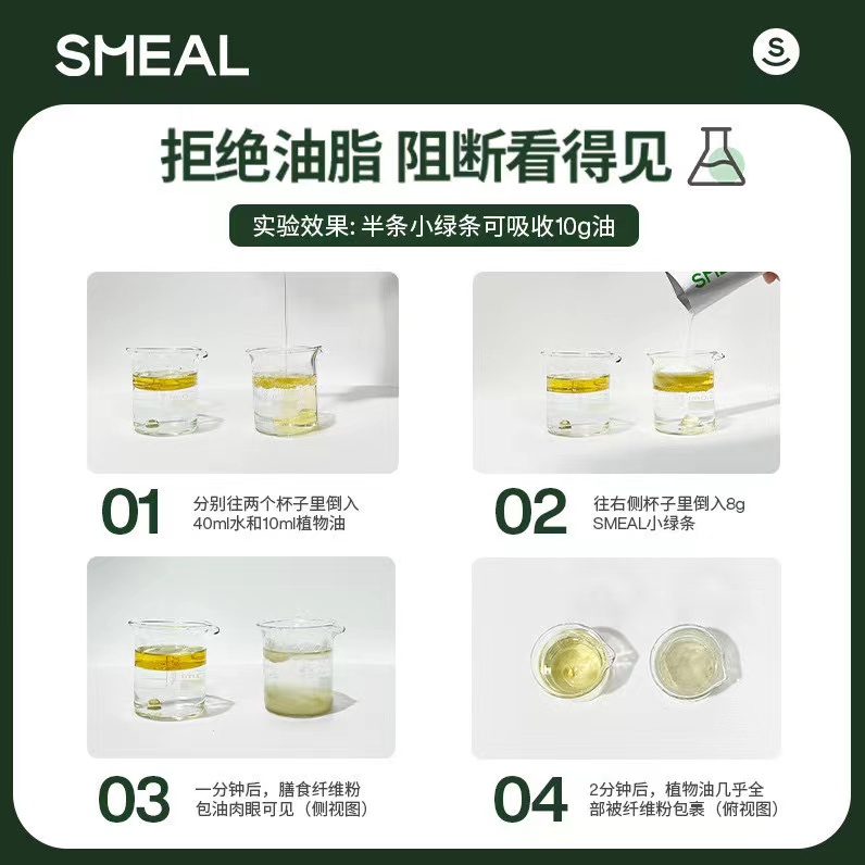 SMEAL柑橘白芸豆果蔬膳食纤维阻断酵素肠胃大餐救星赵梦澈同款