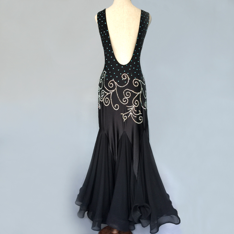 新款拉丁舞表演服拉丁舞专业比赛服成人少儿拉丁舞比赛演出服J26 - 图0