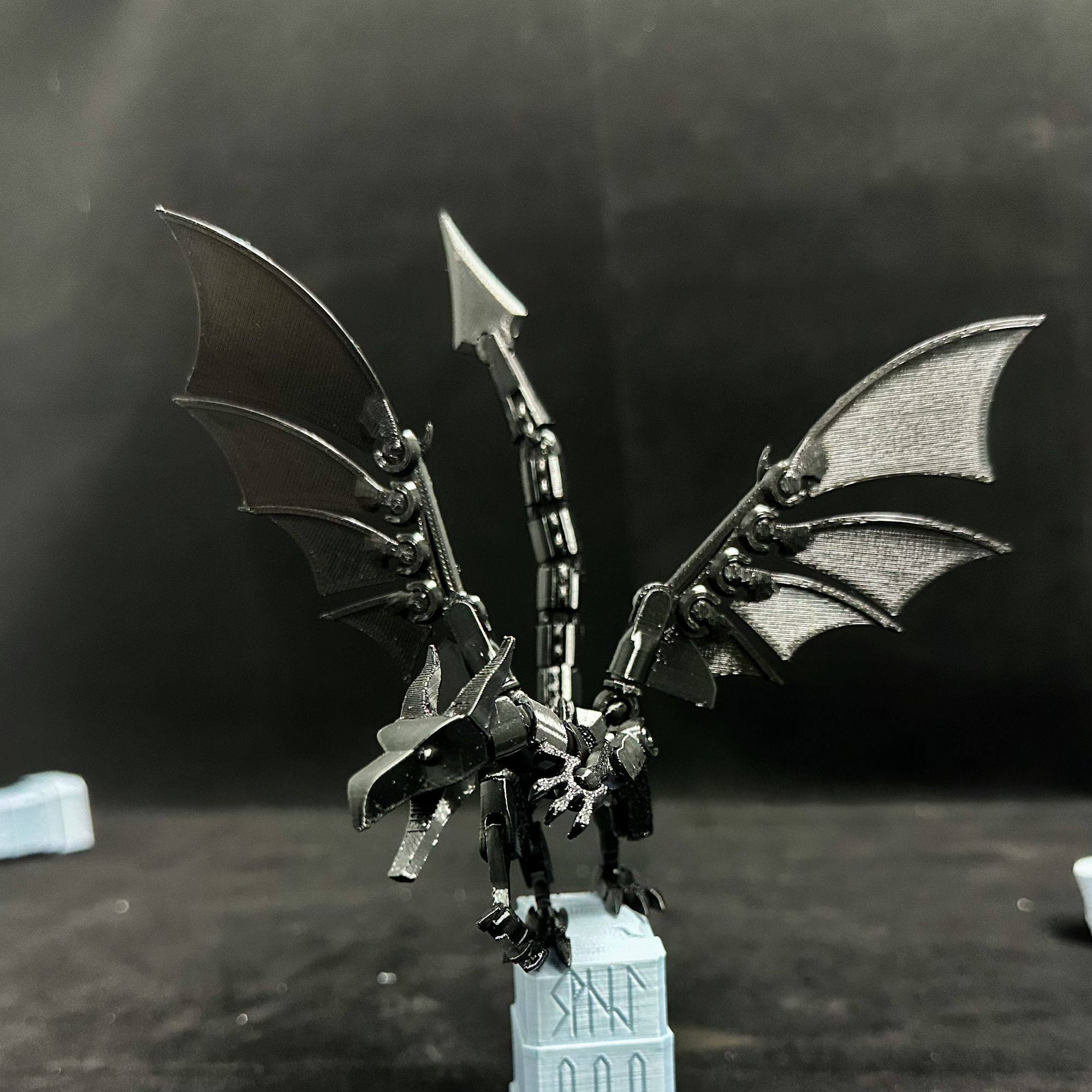 新款免拼装成品多关节可动飞龙火龙人偶手办模型解压玩具创意摆件,淘宝优惠券,粉丝福利购,淘宝优惠卷