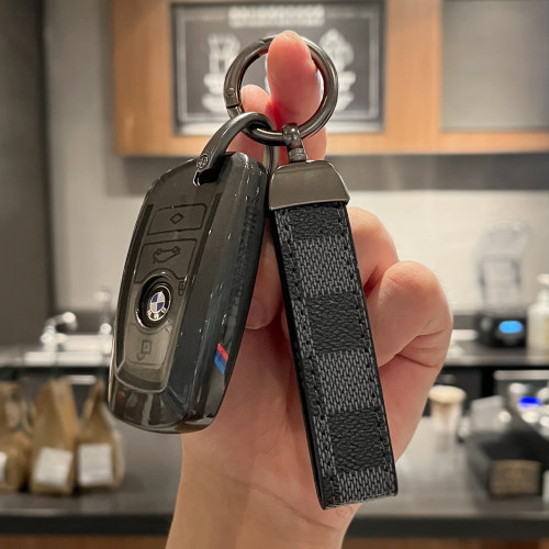 适用宝马钥匙套新款五系530三系330汽车1/7系扣x1x2x3x5x7壳ix1女 - 图0