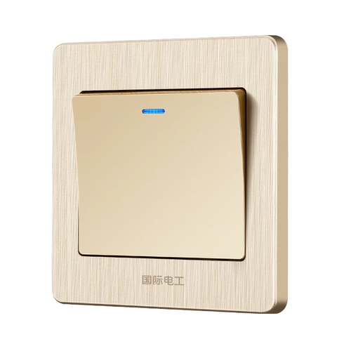 Международный электрический розетка 86 -типа, одноразовое привилование дома с двумя ножом для одного двойного дома с двойным контролем