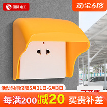 Type 86 Socket Community Charging Pile Anti-Rain Hood Outdoor Car Shed Electric Car Charging Socket Outdoor Waterproof Hood box