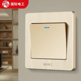 Международный электрический розетка 86 -типа, одноразовое привилование дома с двумя ножом для одного двойного дома с двойным контролем