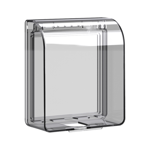 86型开关防水罩浴室粘贴式插座保护盖儿童防触电安全盒防水盒套 - 图3