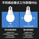 Индукционная физиологичная умная лампочка подходит для лестницы для коридора со светомузыкой, человеческий датчик