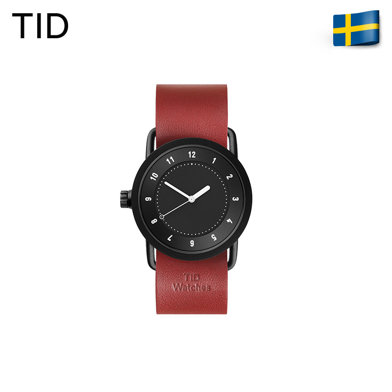 tid正品小黑盘时尚男士欧美手表 tidwatches欧美腕表