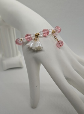 特惠装超仙铃兰花手链女清新甜美学生闺蜜生日礼物渐手串9.9四条