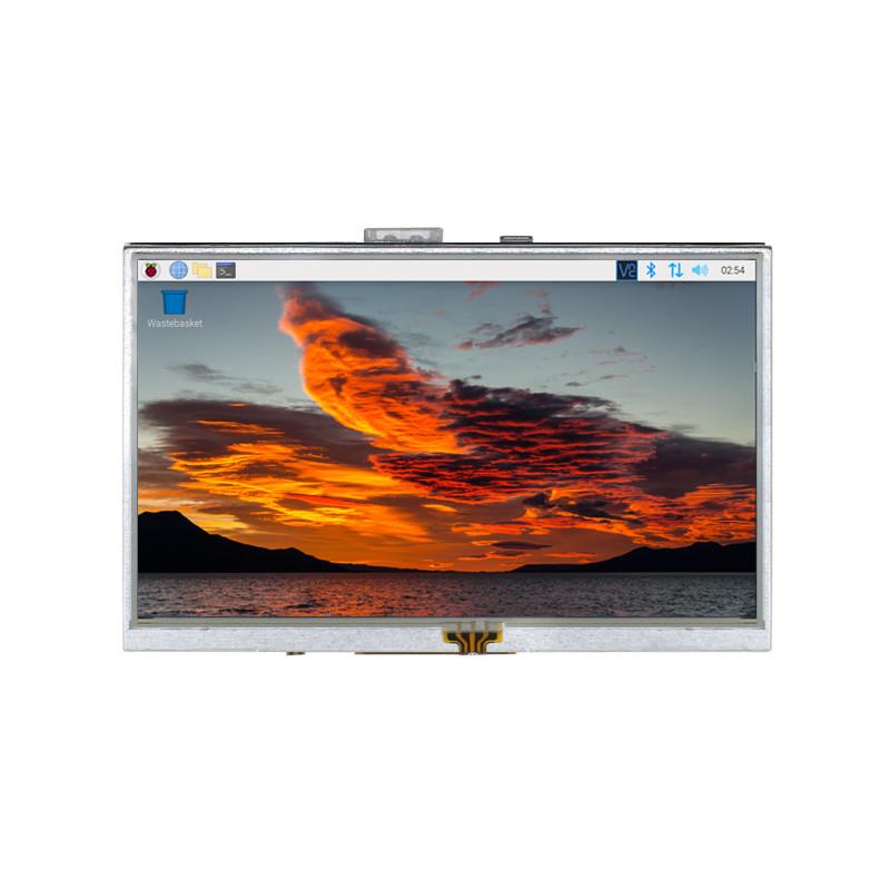 树莓派HDMI 5寸显示器触摸屏Raspberry Pi 3B+/4B液晶LCD显示屏