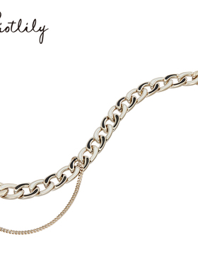 Riotlily艾特里里都市链接项链时尚个性粗链条礼物圣诞女款